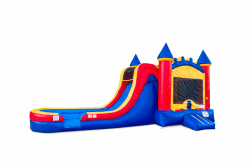 4-in-1 Castle Bounce House with Slide (Dry)
